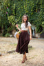Ellie skirt - brown/colours + Beth Top