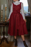 Andalusia Dress burgundy/colours + Victoria Blouse