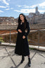 Arwen - Black Wool Coat - BEDRA VINTAGE