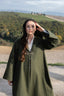 Ithil - Green Melange Wool Cloak - BEDRA VINTAGE