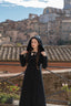 Arwen - Black Wool Coat - BEDRA VINTAGE
