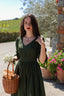 Mary Dress - moss green colour - BEDRA VINTAGE