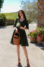 Mary Dress - moss green colour - BEDRA VINTAGE