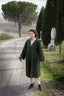 Ithil - Green Melange Wool Cloak - BEDRA VINTAGE