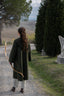 Ithil - Green Melange Wool Cloak - BEDRA VINTAGE