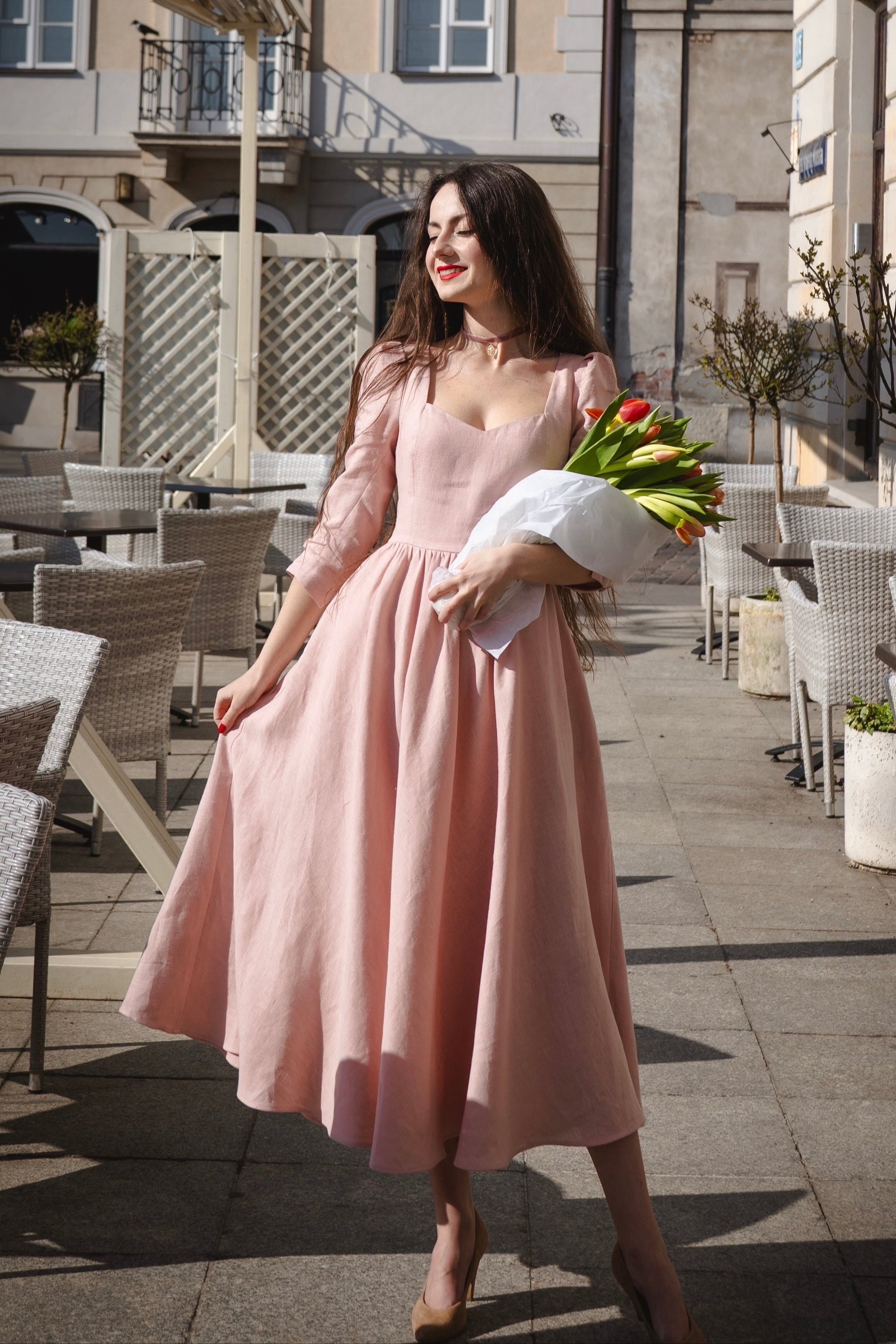 Siena Dress - pink BEDRA VINTAGE Siena Dress - pink BEDRA VINTAGE