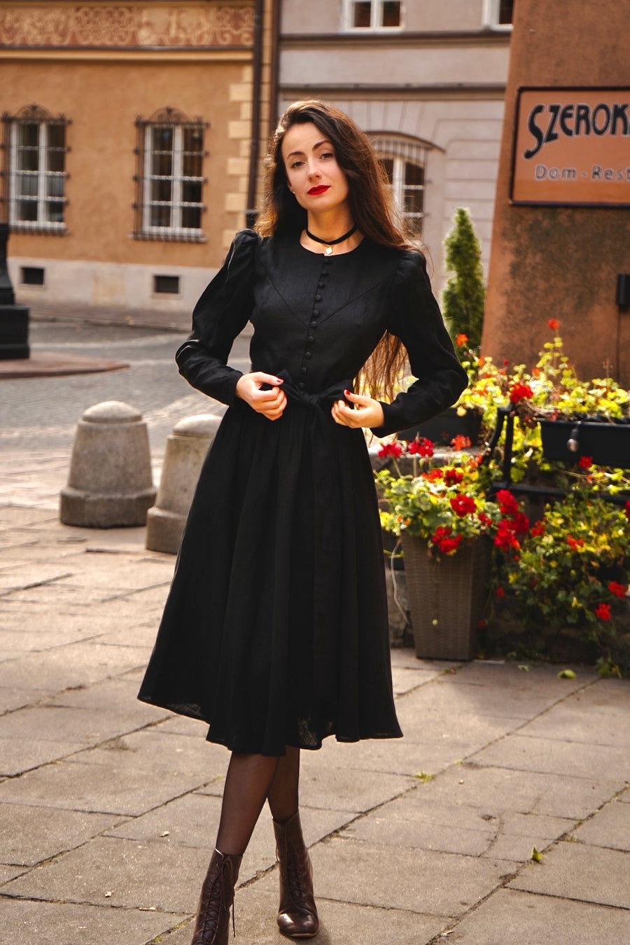 Beatrice dress in black – BEDRA VINTAGE