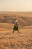 Andalusia Dress in Moss Green