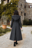 Arwen - Grey Melange Wool Coat