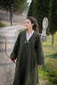 Ithil - Green Melange Wool Cloak - BEDRA VINTAGE 