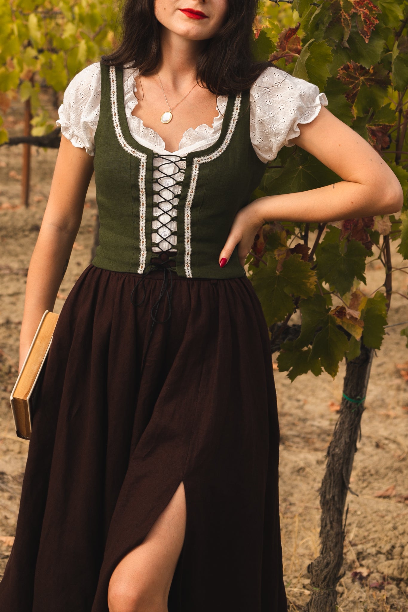 Estella corset with decorative ribbon - BEDRA VINTAGE 