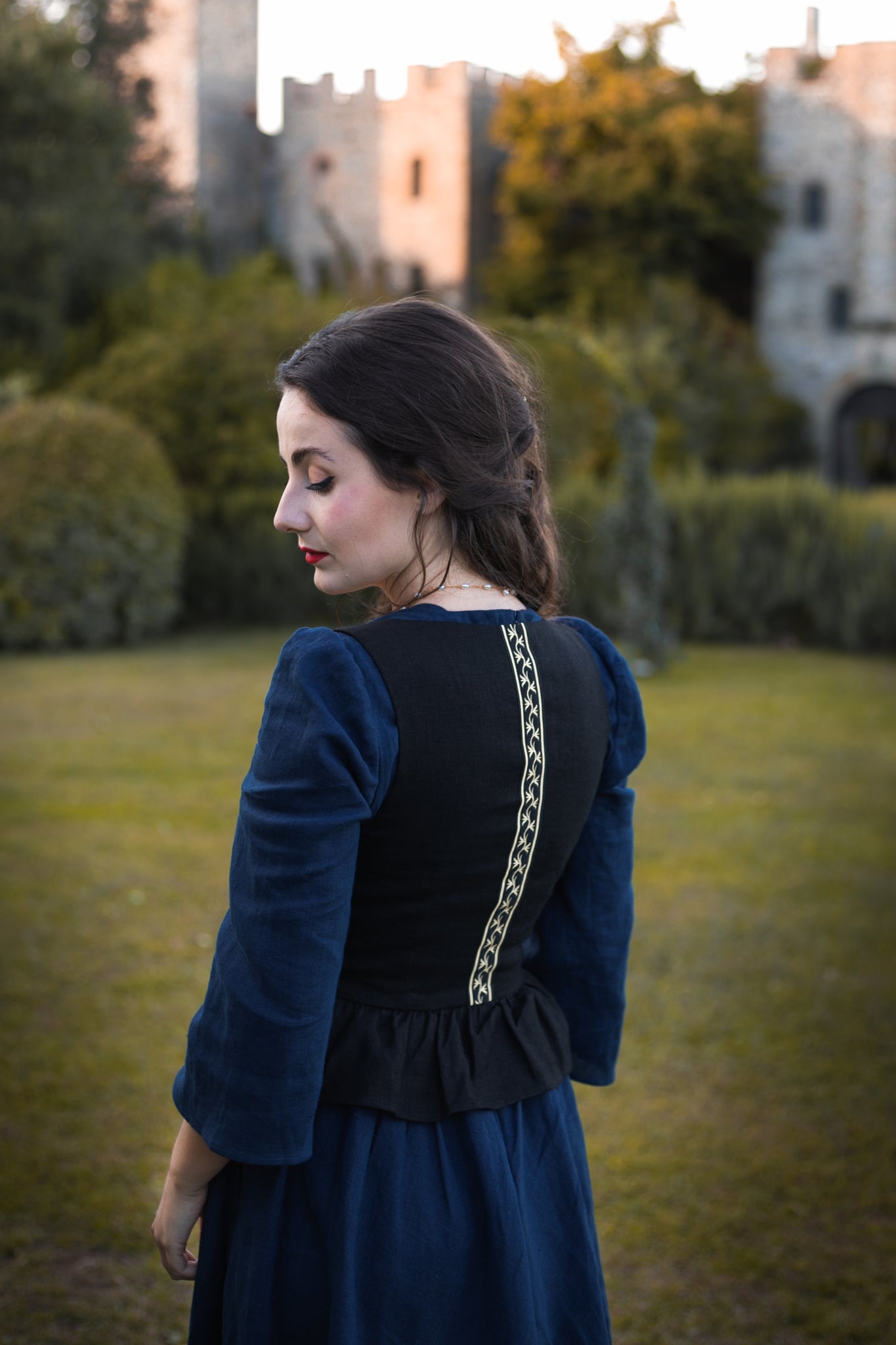 Haleth - black corset top - BEDRA VINTAGE 